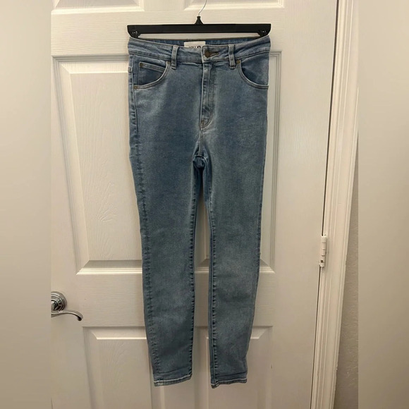 ! Rolla’s Eastcoast Ankle High Rise Skinny Jeans ~ Stacey Blue - Picture 2 of 7